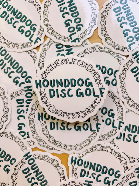 HoundDog Disc Golf Sticker