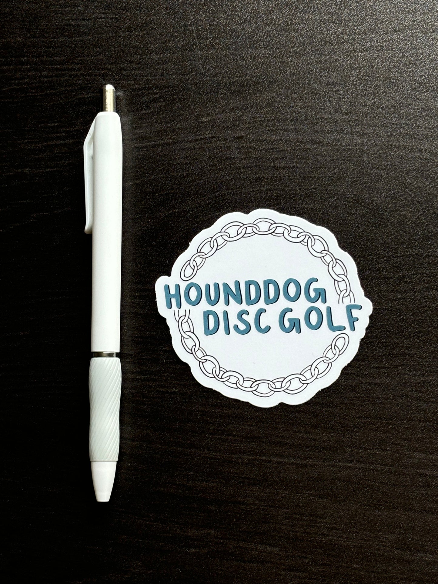 HoundDog Disc Golf Sticker